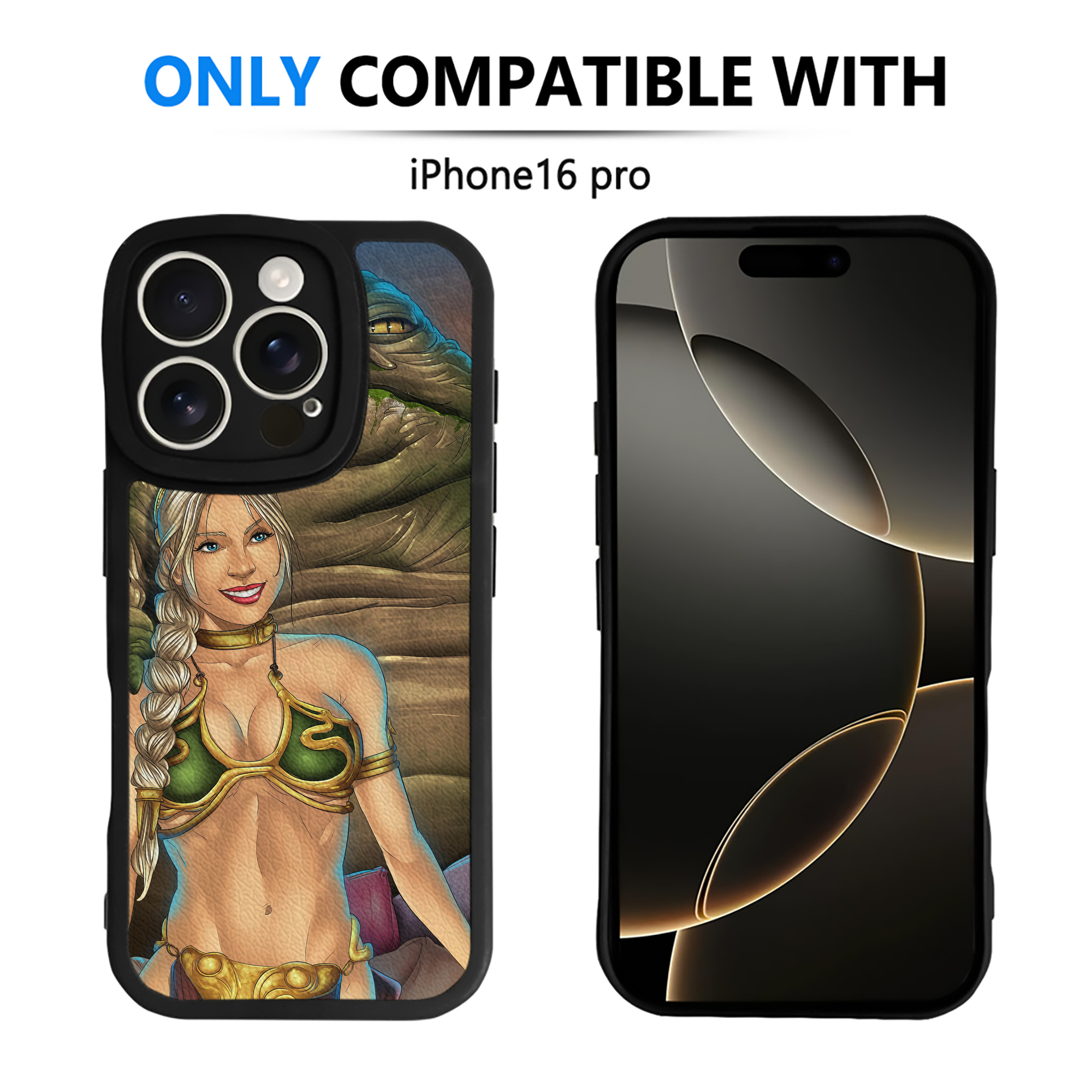 （画像用） スター・ウォーズ Star Wars 【iPhone 16シリーズ対応】シリコンスマホケース（レザー調） 材質：シリコン